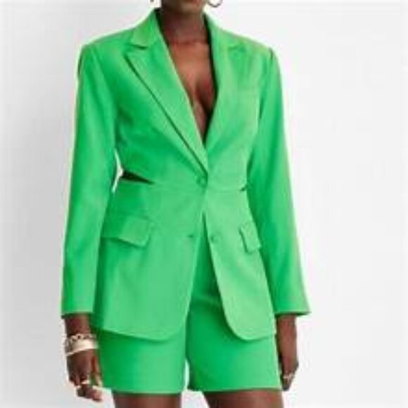 NWT Future Collective Alani Noelle Cut Out Blazer - Picture 1 of 10